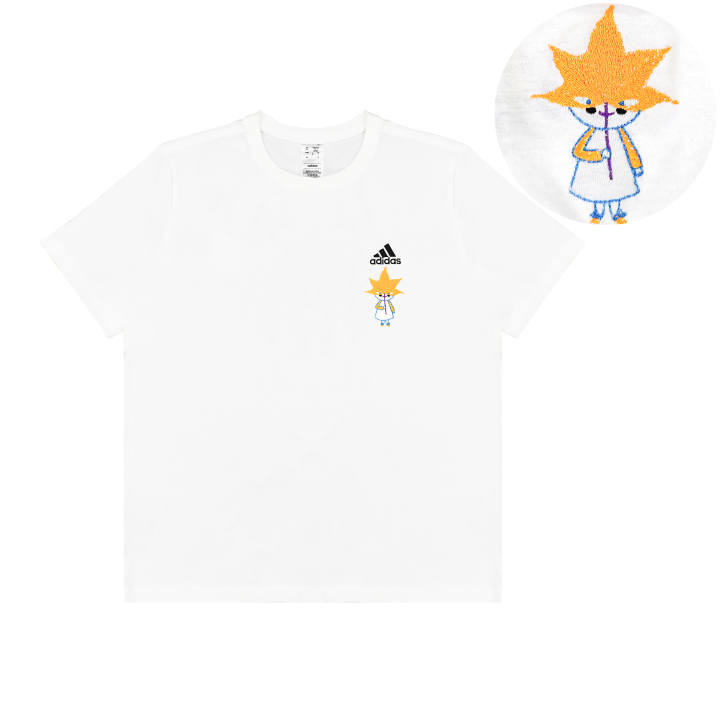 Adidas Adidas T Shirts Unisex White Crew Neck Moderate Straight Fit