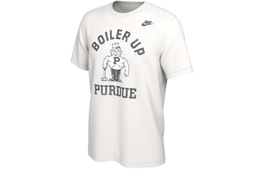 Nike Nike T Shirts Men's White Crew Neck Moderate Straight Fit