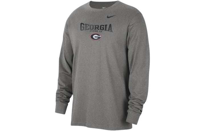 Nike Nike T Shirts Men's Dark Gray Crew Neck Moderate Straight Fit