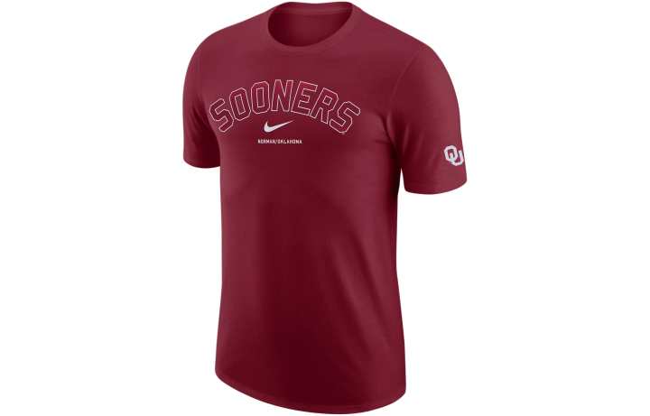 Nike Nike T Shirts Men's Dark Red Crew Neck Moderate Straight Fit