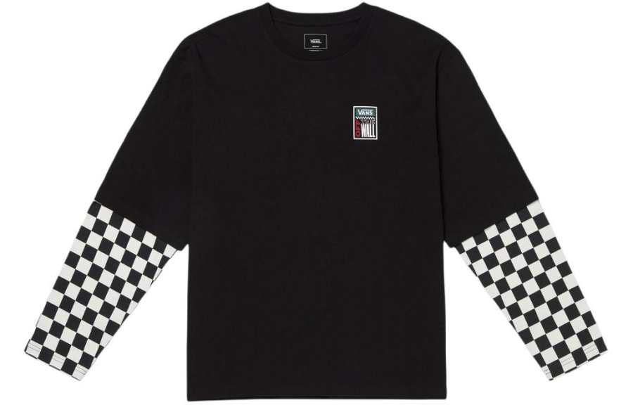 Vans Vans T Shirts Men's Black Crew Neck Moderate