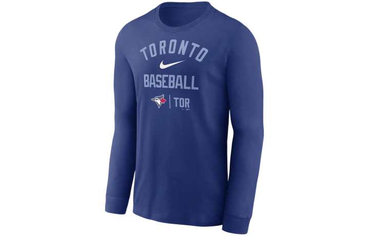 Nike Nike T Shirts Men's Blue Crew Neck Moderate Straight Fit