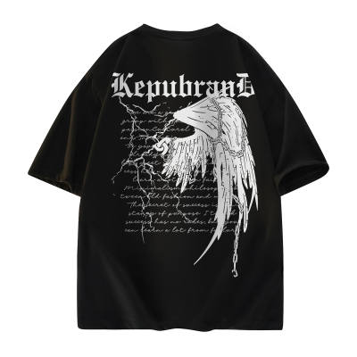 Kepu T Shirts Unisex Crew Neck Moderate Heavyweight