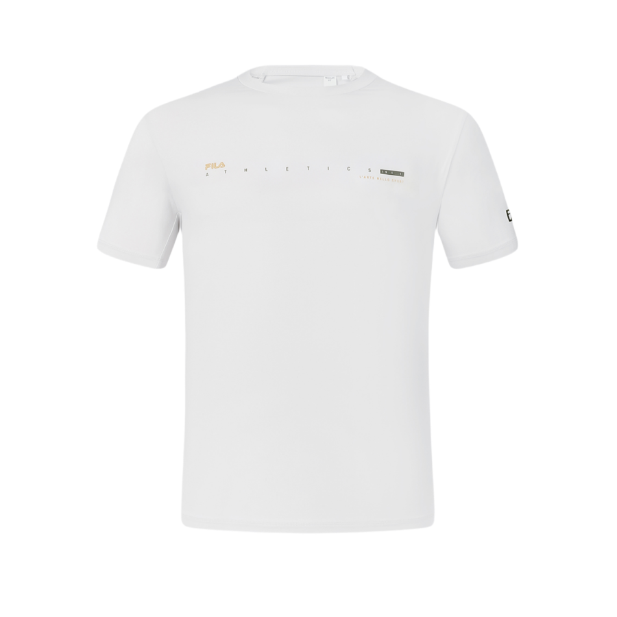 FILA Fitness SS24 T Shirt Men's Jade White