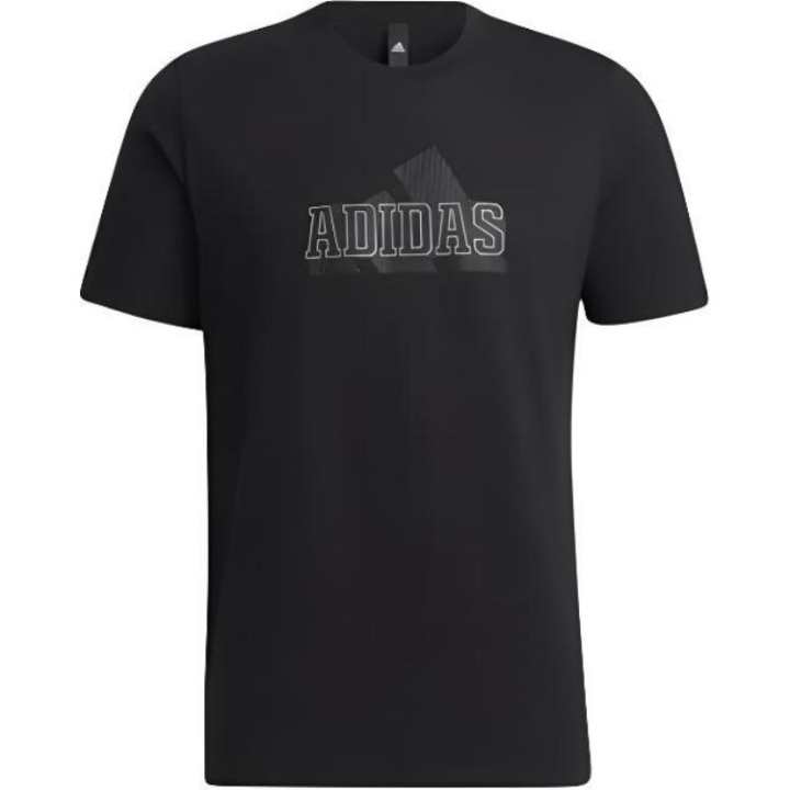 Adidas Adidas T Shirts Men's Black Crew Neck Moderate Straight Fit
