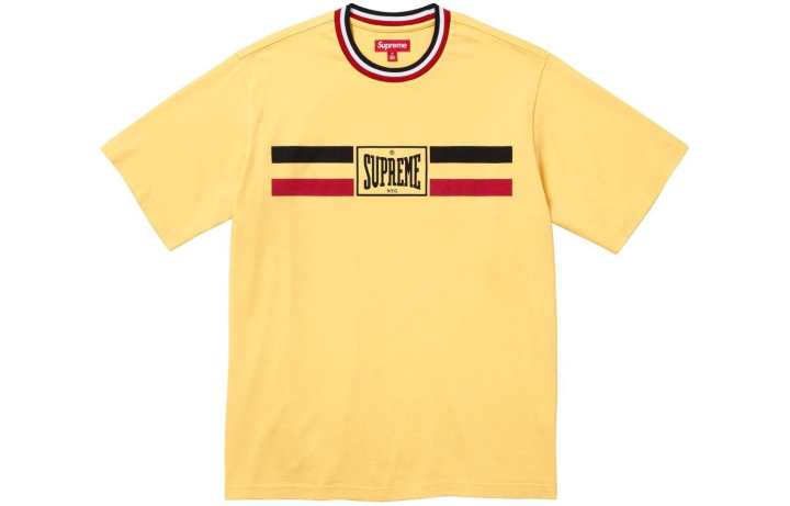 Supreme Supreme Warm Up Stripe S/S Top