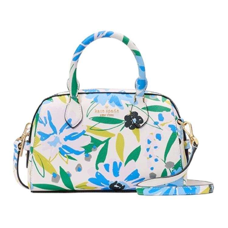 Kate Spade Artificial Leather Shoulder Bag, Crossbody Bag, Handbag Small Women's Cream & Multicolor