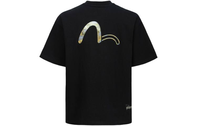 EVISU T Shirts Men's Crew Neck Moderate Straight Fit