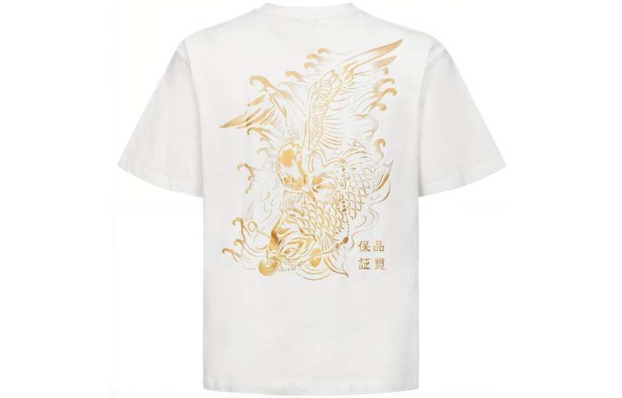 EVISU T Shirts Men's Crew Neck Moderate Straight Fit