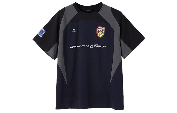 ROARINGWILD ARCH T Shirt Unisex Dark Blue