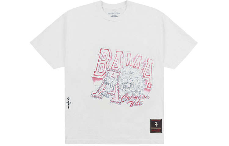 Travis Scott x Mitchell & Ness SS24 T Shirt Unisex White