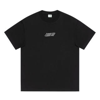 WARNING LIGHT T Shirts Unisex Crew Neck Moderate Heavyweight
