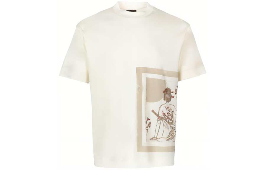 EMPORIO ARMANI Logo Embroidered Crewneck T Shirt