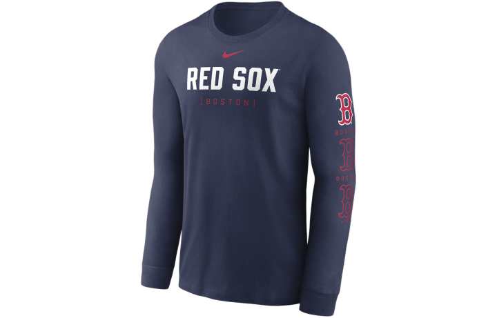 Nike Nike Boston Red Sox Repeater T Shirt Men's Marine Blue