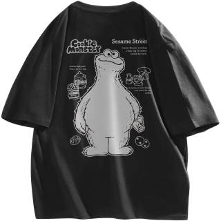 SESAME STREET T Shirts Unisex Crew Neck Moderate Straight Fit