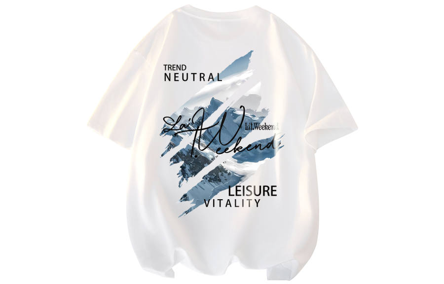 LA'T.WEEKEND T Shirts Unisex Crew Neck Thin Heavyweight