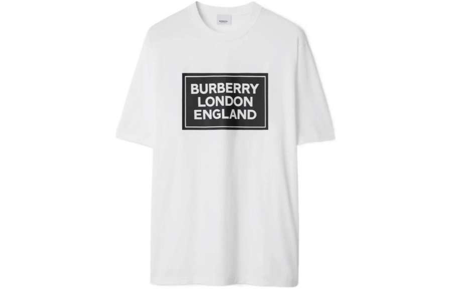 Burberry Ellison Logo Print T shirt