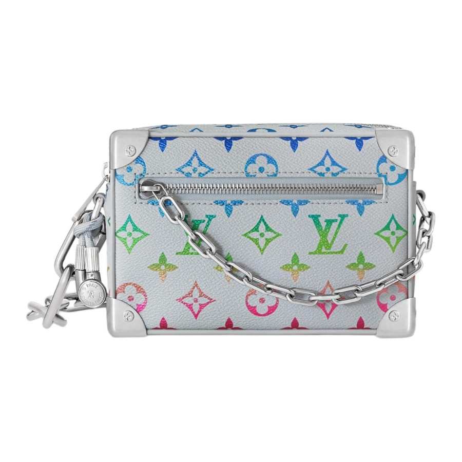 LOUIS VUITTON Monogram Canvas Shoulder Bag, Crossbody Bag Mini Men's White