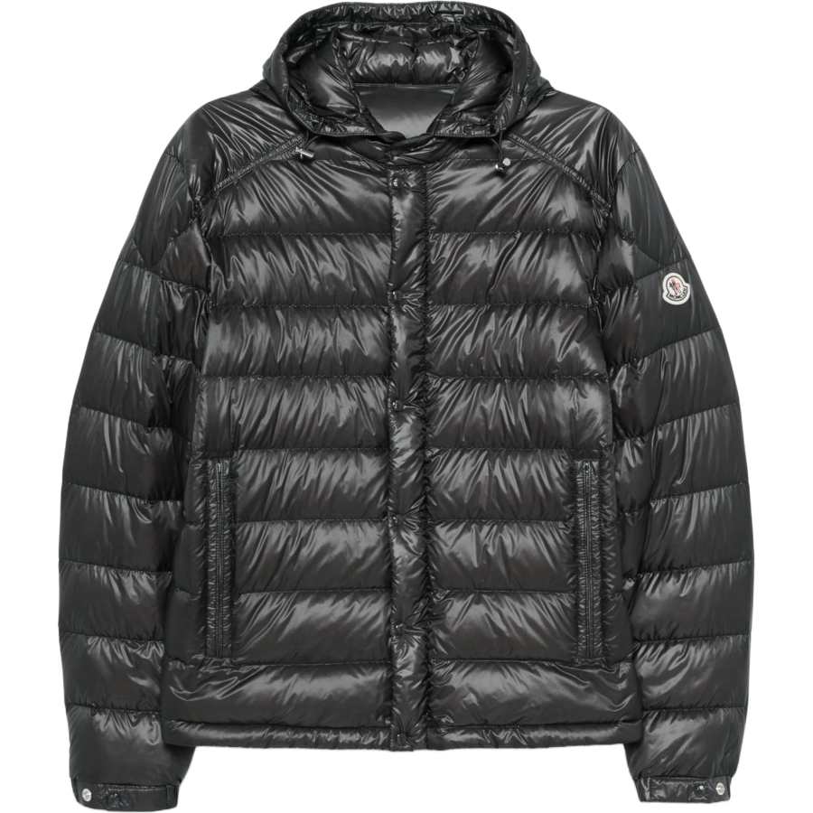 Moncler Moncler Rib Bone Down Jacket Unisex Coal Gray