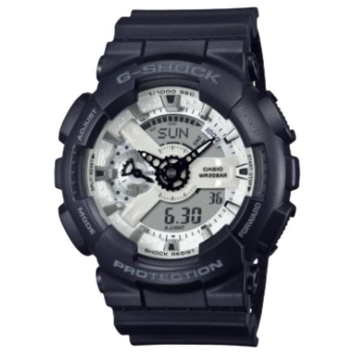 CASIO CASIO GA 110 Quartz Movement Resin Strap Watch Men's Watches Gray Dial