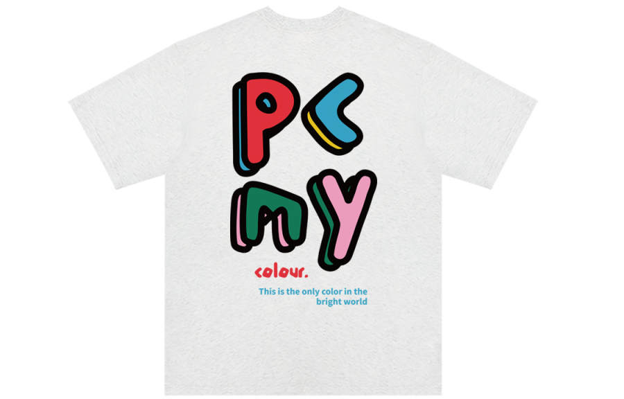 PCMY T Shirts Unisex Crew Neck Moderate Straight Fit