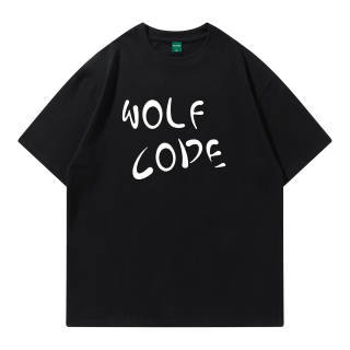 WOLF CODE T Shirts Unisex Crew Neck Moderate Heavyweight