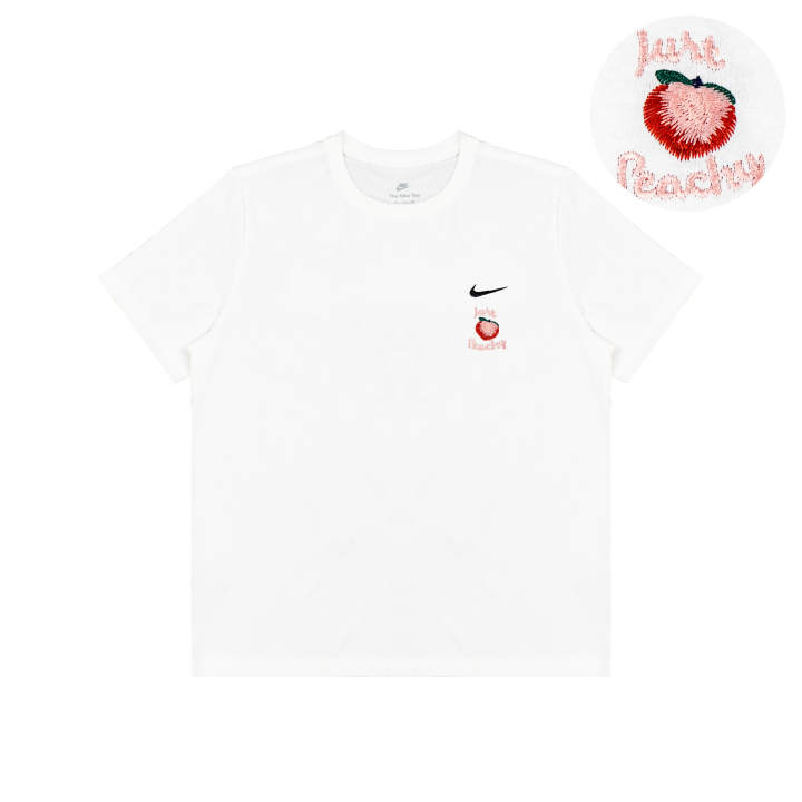 Nike Nike T Shirts Unisex White Crew Neck Moderate Straight Fit