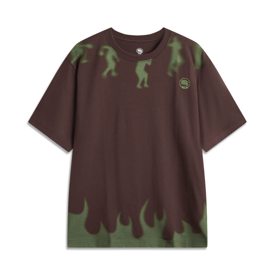 Li-Ning Li Ning Basketball Collection T Shirt Men's Russet