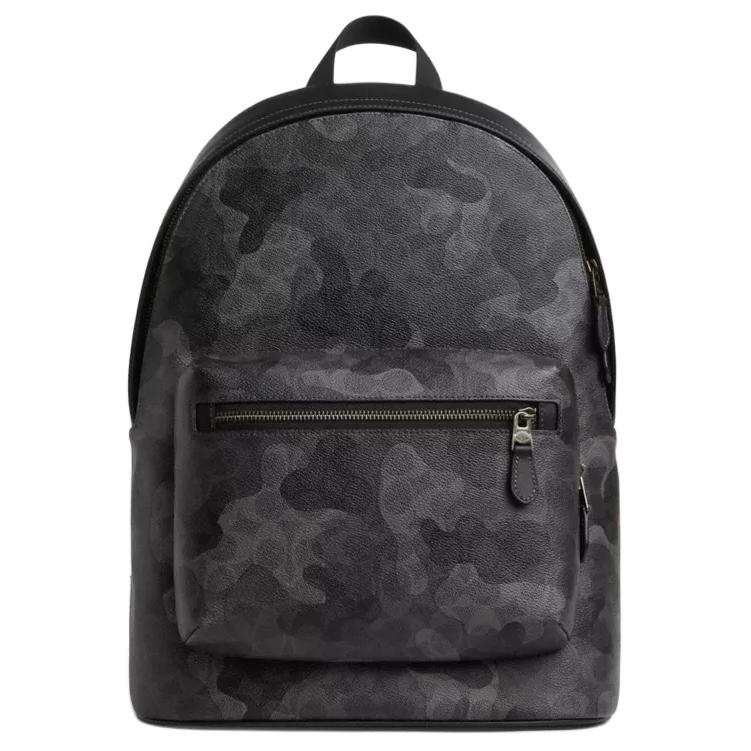 COACH COACH Smooth Calfskin Backpack Large Men's Gray