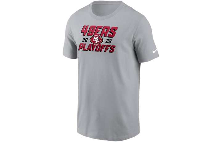 Nike Nike T Shirts Men's Gray Crew Neck Moderate