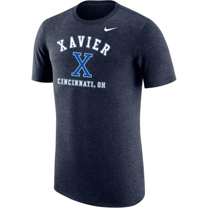 Nike Nike T Shirts Men's Marine Blue Crew Neck Moderate Straight Fit