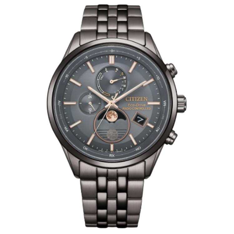 CITIZEN Eco Drive Light Powered Quartz Movement Stainless Steel Strap Watch 42mm Unisex Gray Dial