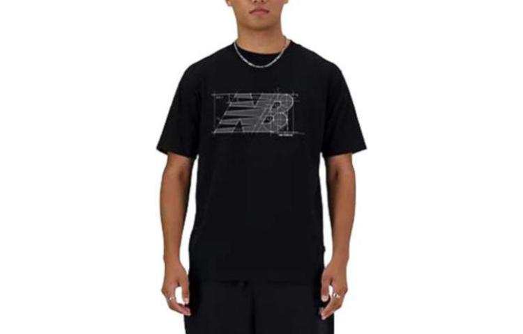 New Balance New Balance Science Schematic T Shirt Men's Black