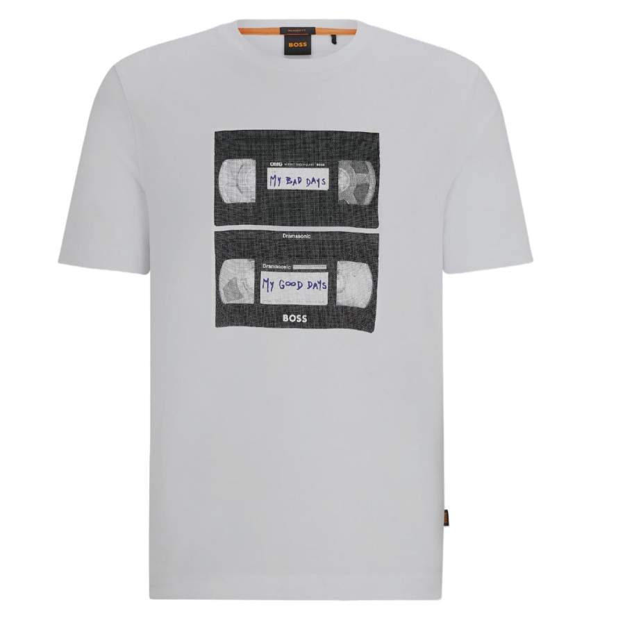 HUGO BOSS Graphic print Cotton T shirt