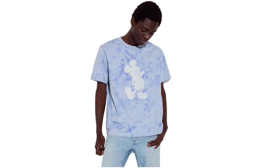 UNIQLO x Mickey Stands UT T Shirt Unisex Aqua Blue