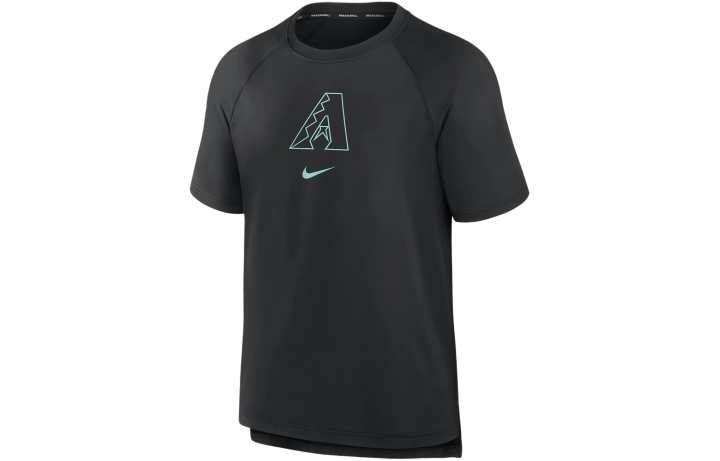 Nike Nike T Shirts Men's Black Crew Neck Moderate Straight Fit