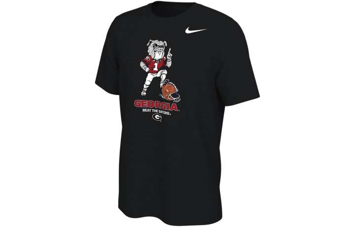 Nike Nike T Shirts Men's Black Crew Neck Moderate Straight Fit