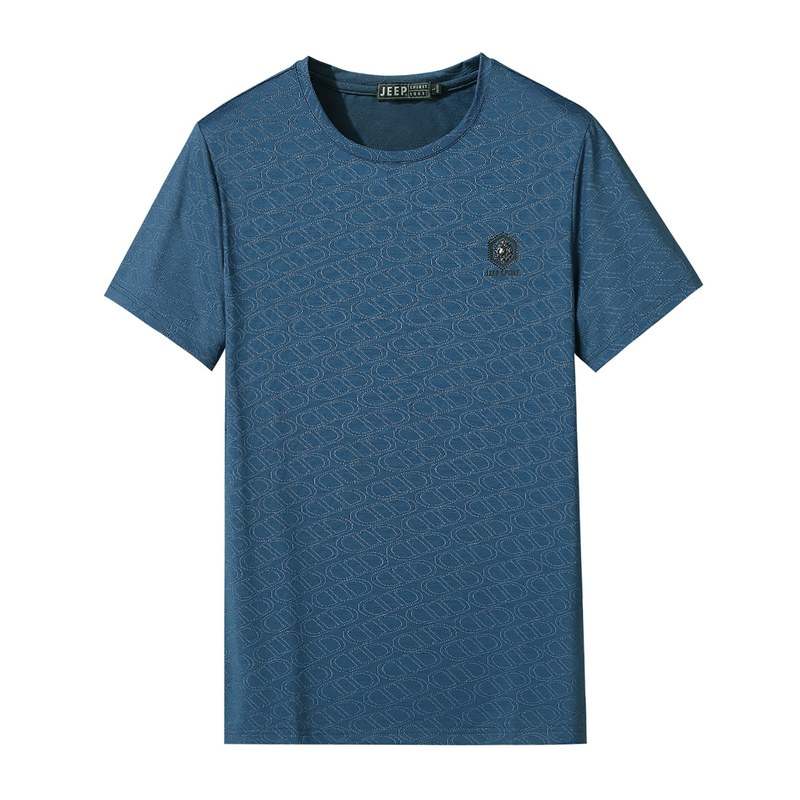 JEEP SPIRIT T Shirts Men's Crew Neck Moderate Straight Fit