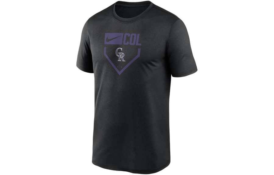 Nike Nike T Shirts Men's Black Crew Neck Moderate Straight Fit