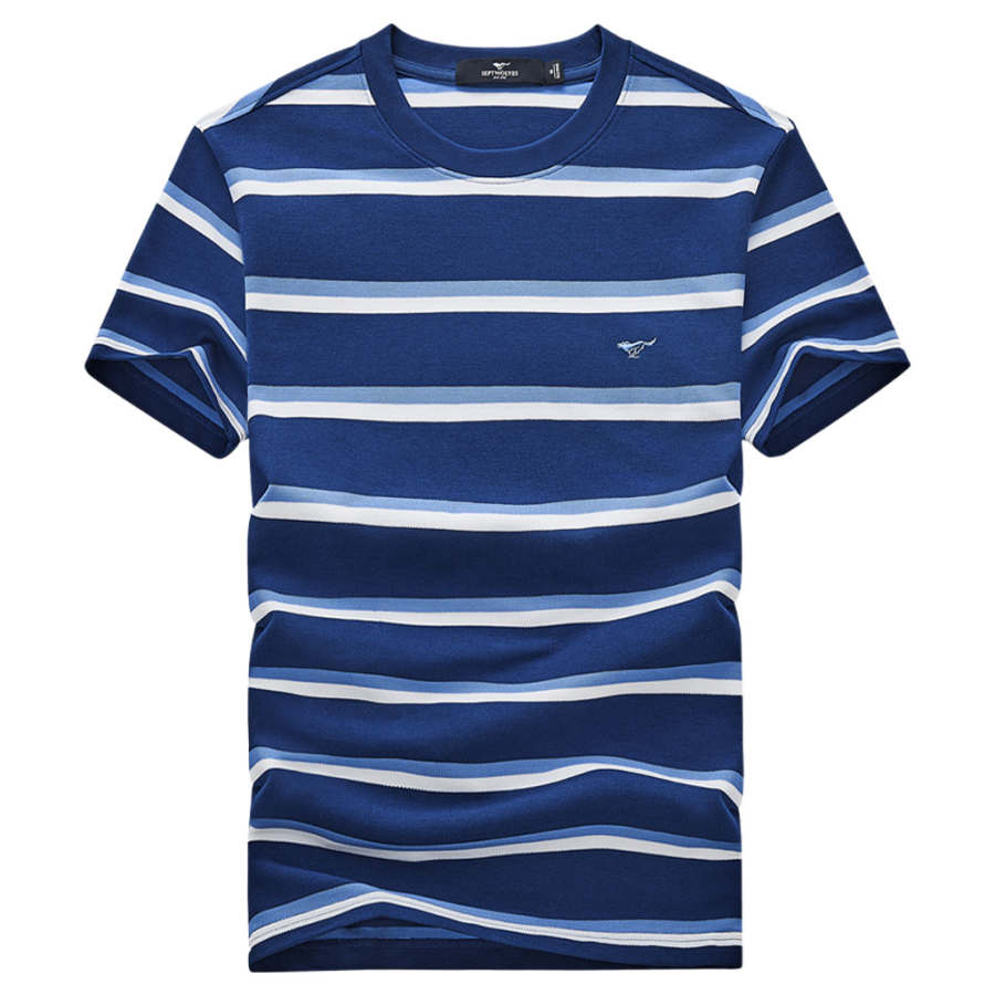 SEPTWOLVES T Shirts Men's Crew Neck Moderate Straight Fit