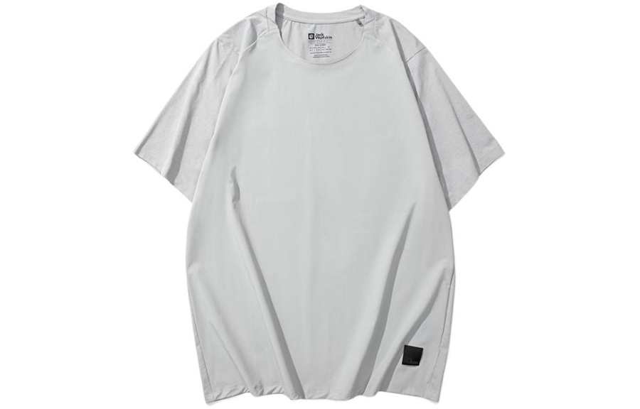 JACK WOLFSKIN T Shirts Men's Crew Neck Moderate Straight Fit