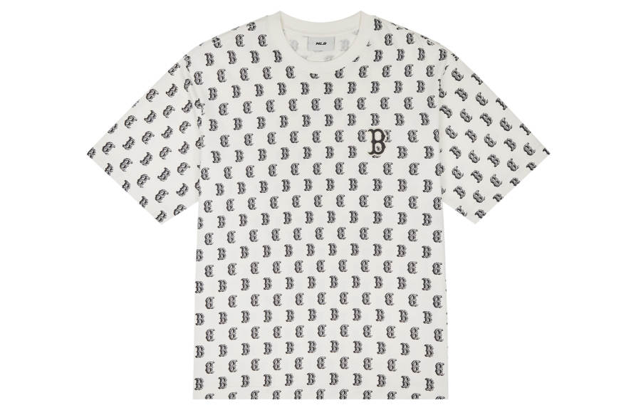 MLB MLB MONOGRAM SS24 T Shirt Unisex Cream