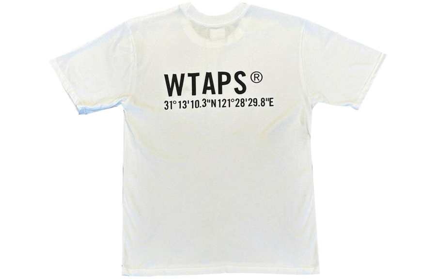 WTAPS WTAPS T Shirts Unisex White Crew Neck Moderate
