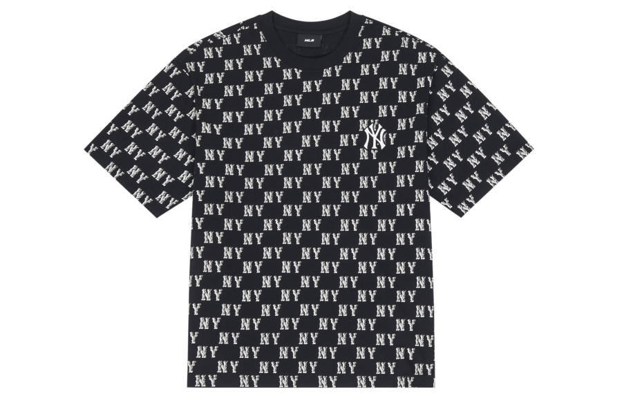 MLB MONOGRAM T Shirt Unisex Black