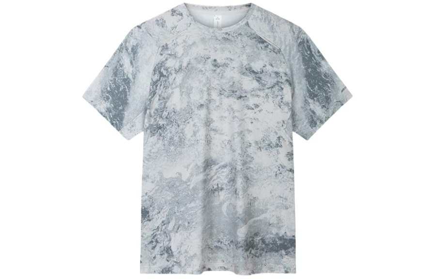 Anta T Shirt Men's Beige Pink Gray