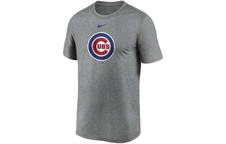 Nike Nike Dri FIT Logo Legend MLB Chicago Cubs T Shirt Men's Wolf Gray