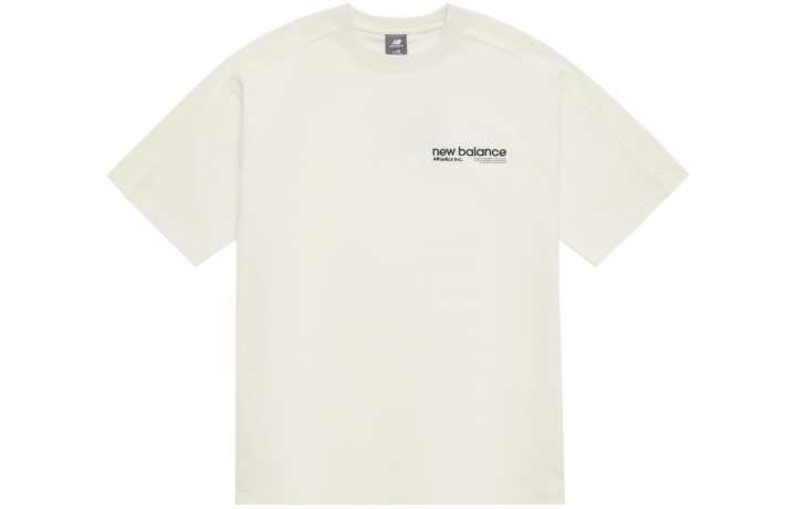 New Balance New Balance T Shirt Unisex Ivory White
