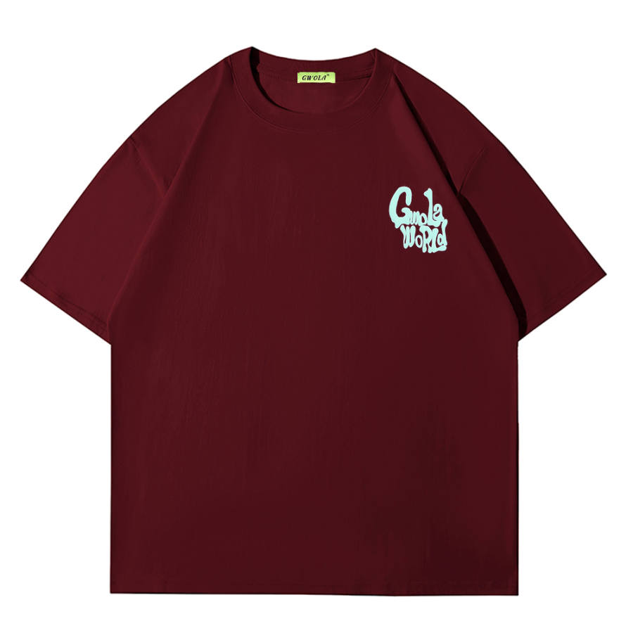 Gwola T Shirts Unisex Crew Neck Moderate Straight Fit