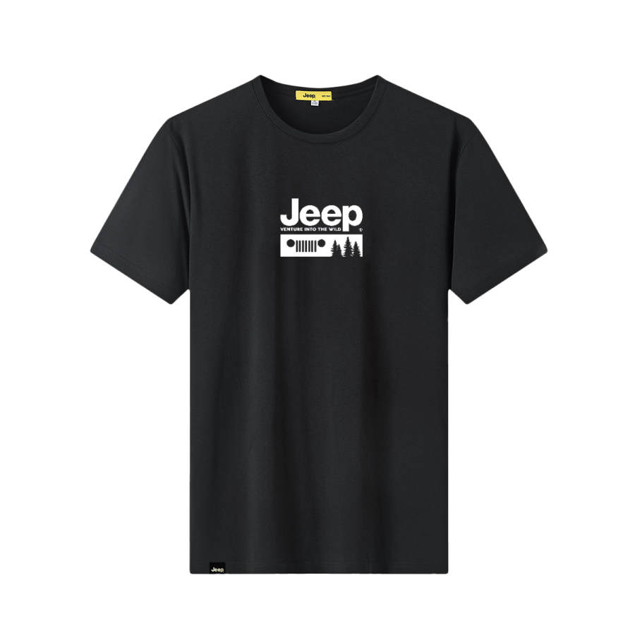 Jeep T Shirts Unisex Crew Neck Thin Straight Fit