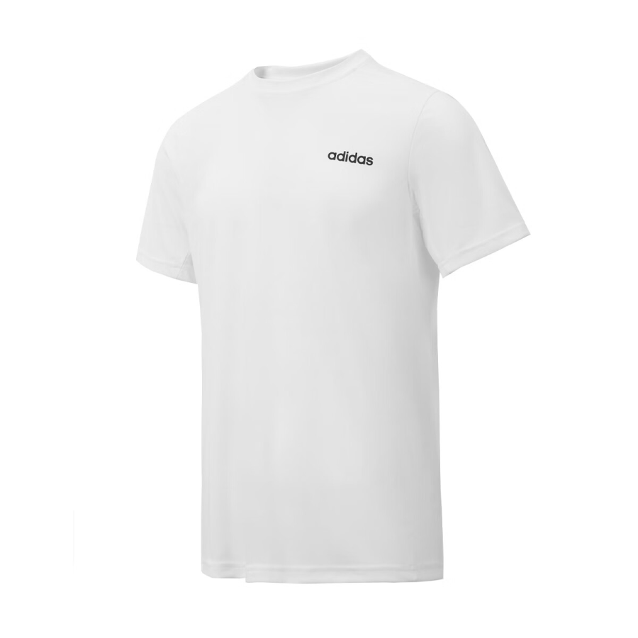 Adidas Adidas Contrast Chest Logo Crew Neck Basic Sports T-shirt Asia Sizing 'White'